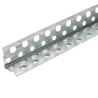 20332 Профиль угловой перфорированный алюминиевый 20х20х3000