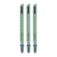 02874 Пилки эл лобз для метал. 74-3 мм быстр.рез Т127D 3 шт БИБЕР