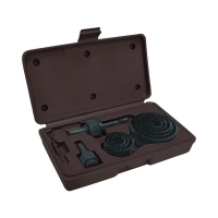 11447 Набор кольцевых пил (коронок) 19-64 мм в кейсе (11шт) БИБЕР Арт. 71311